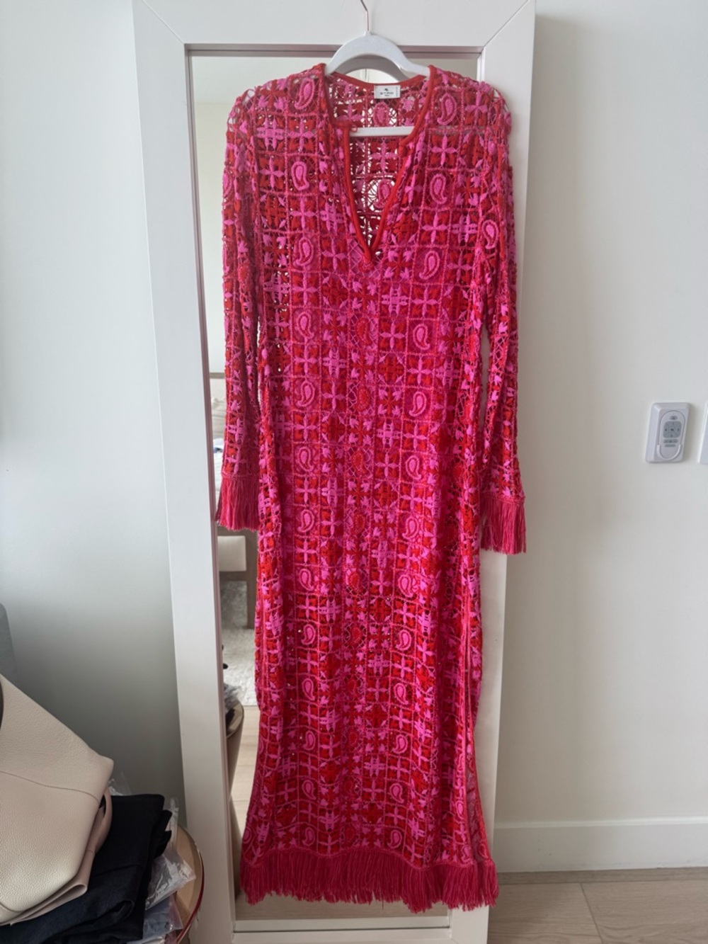 Etro Crochet Long Fringe Dress